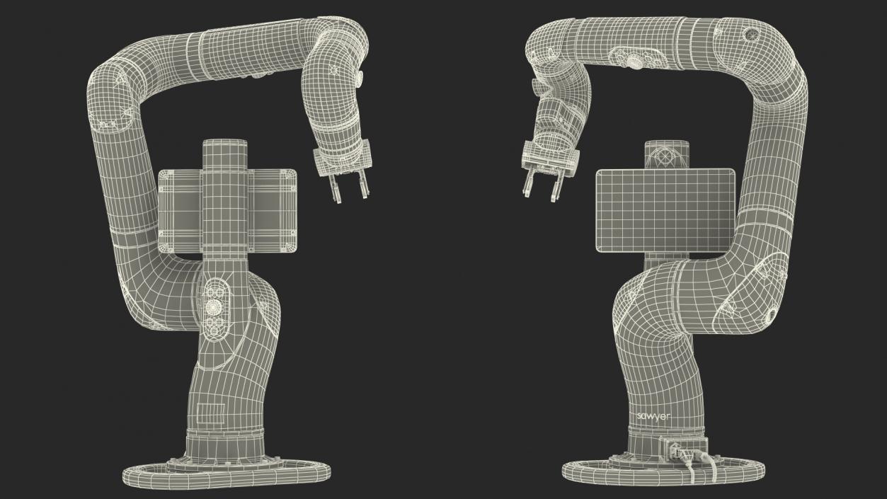 3D model Sawyer Black Edition Collaborative Robot