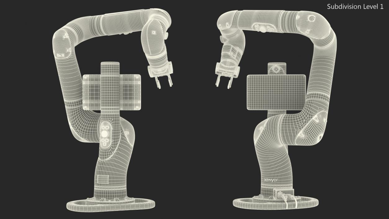 3D model Sawyer Black Edition Collaborative Robot