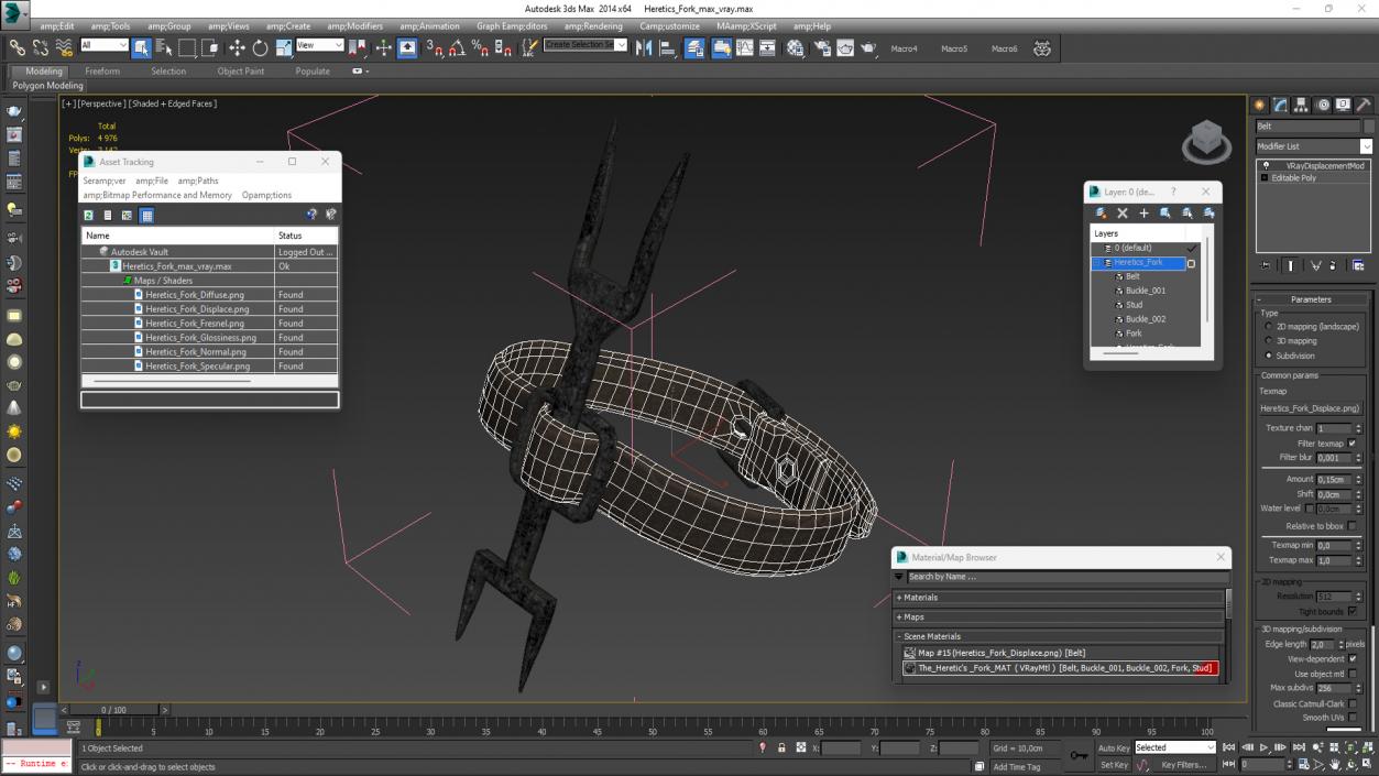 3D Heretics Fork model