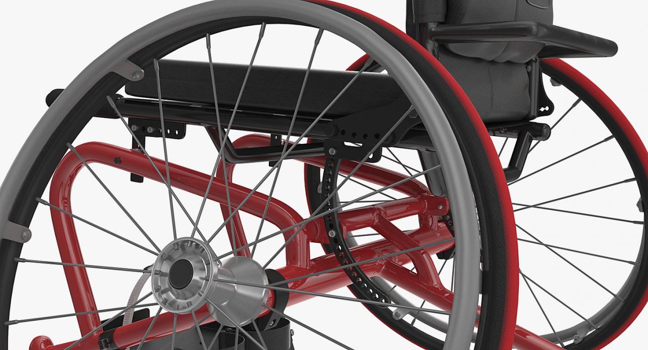 3D model All Court Sports Wheelchair Generic