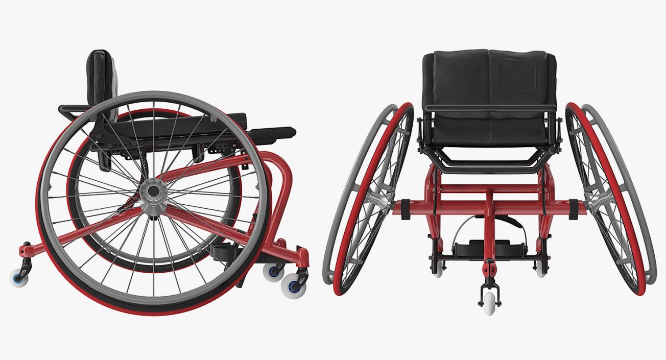 3D model All Court Sports Wheelchair Generic