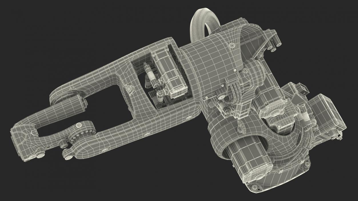 3D KUKA Industrial Robot Arm KR 5-2 Arc Rigged model