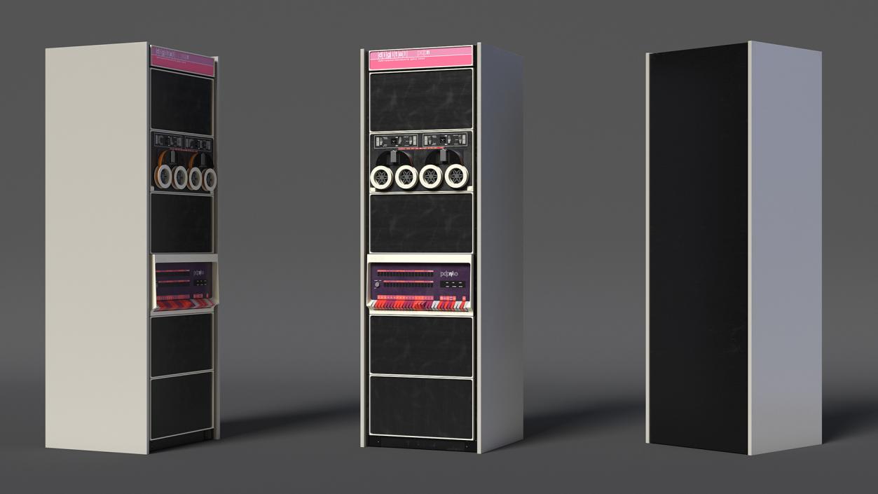 3D model Retro Mini Computer DEC PDP 12