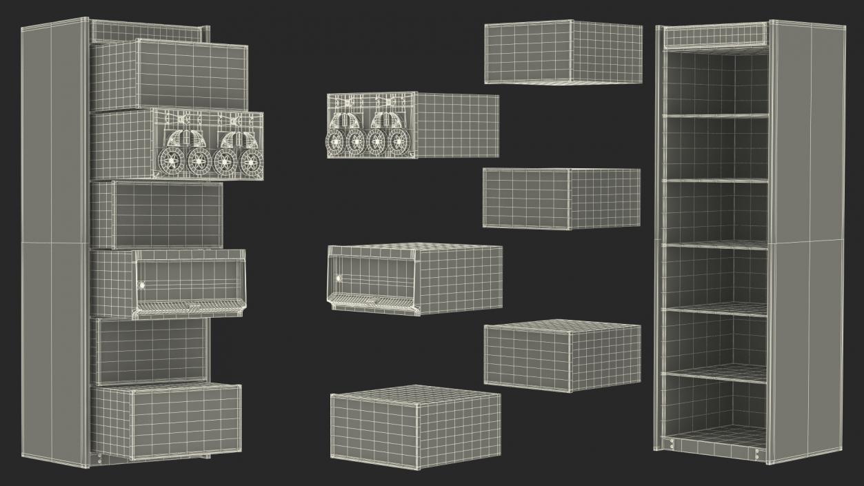 3D model Retro Mini Computer DEC PDP 12