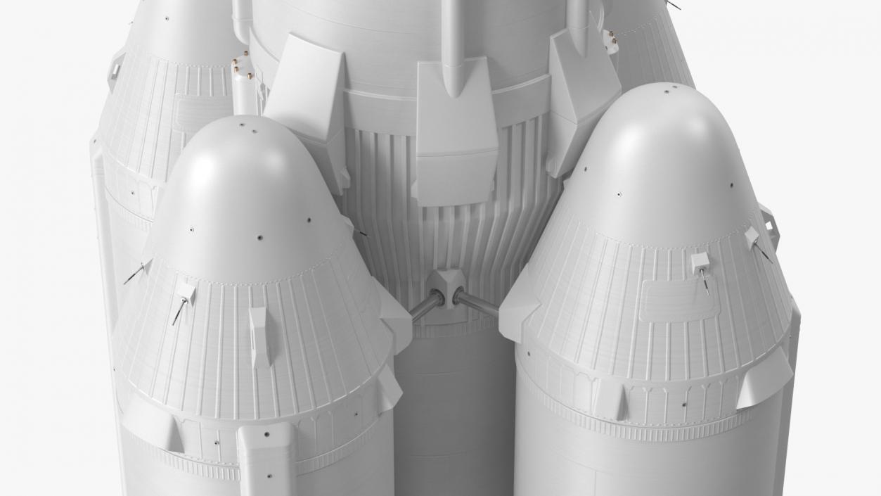 3D model Heavy Lift Launch Vehicle