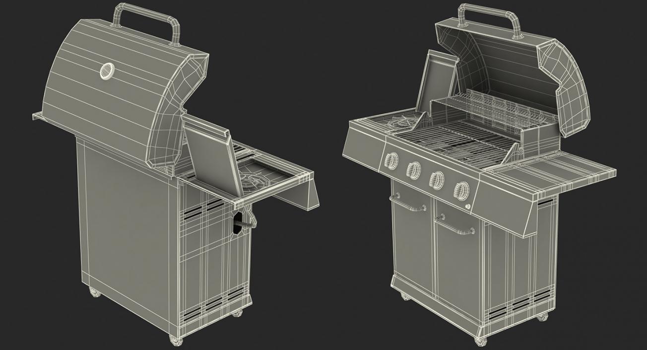 Grills 3D Models Collection 3 3D model