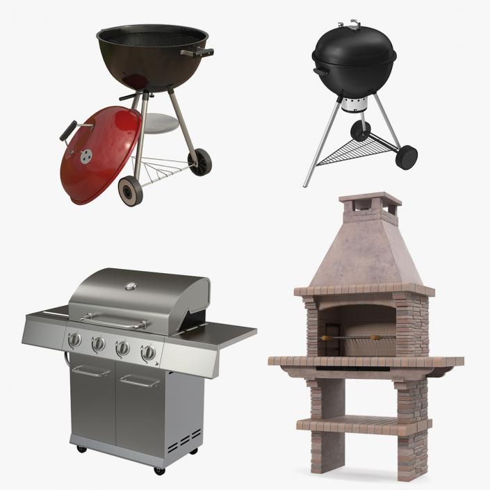 Grills 3D Models Collection 3 3D model