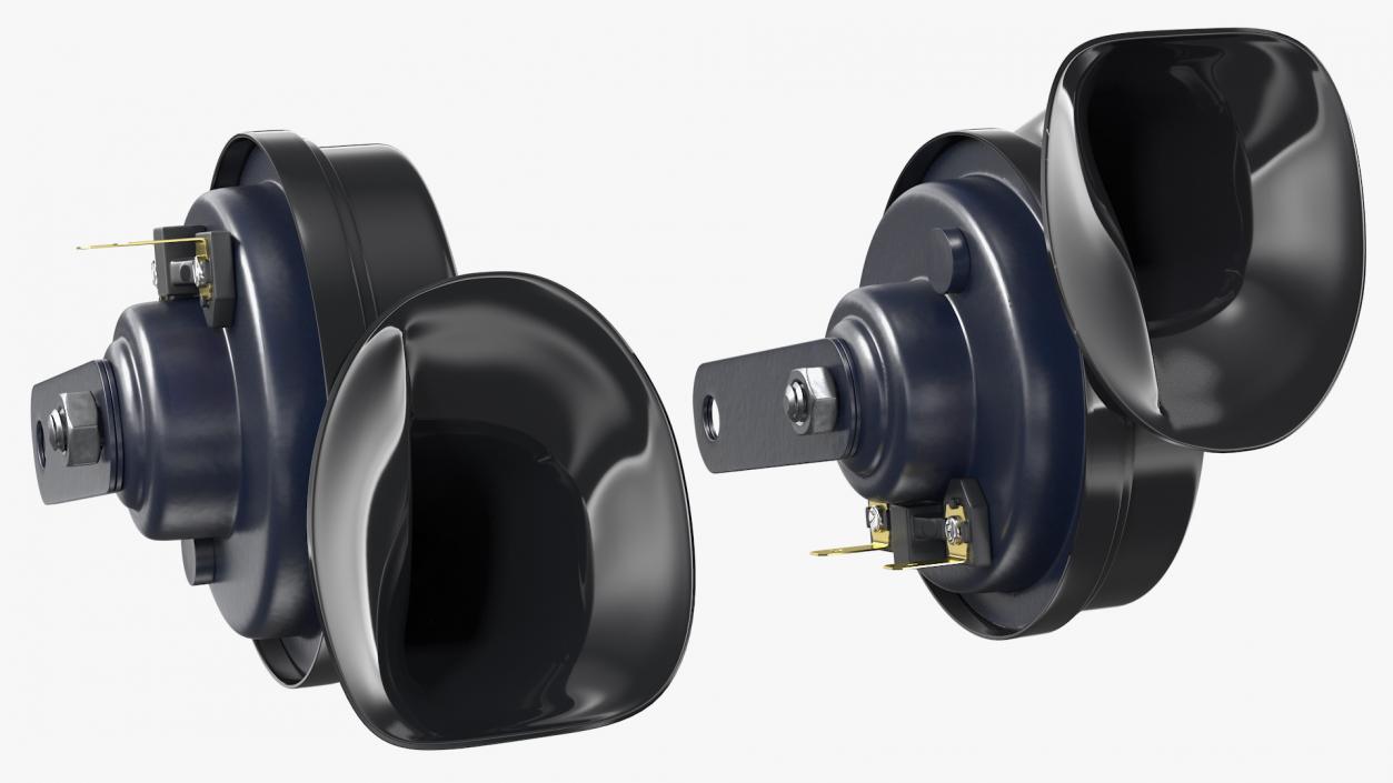 Snail Electric Car Horn Set 3D