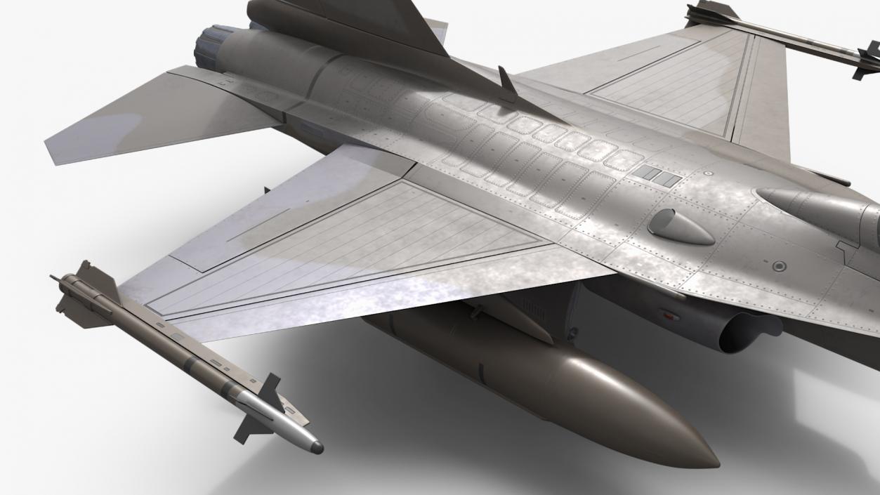 3D Combat Interceptor Fighter Jet Simplified