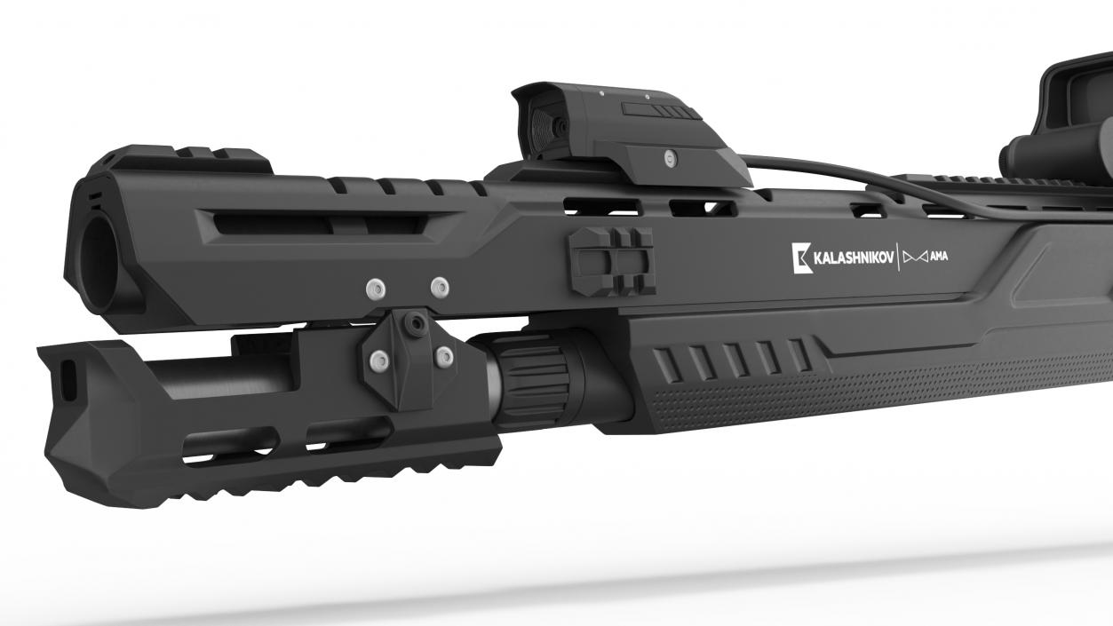 Kalashnikov Shotgun MP 155 Ultima Black 3D model