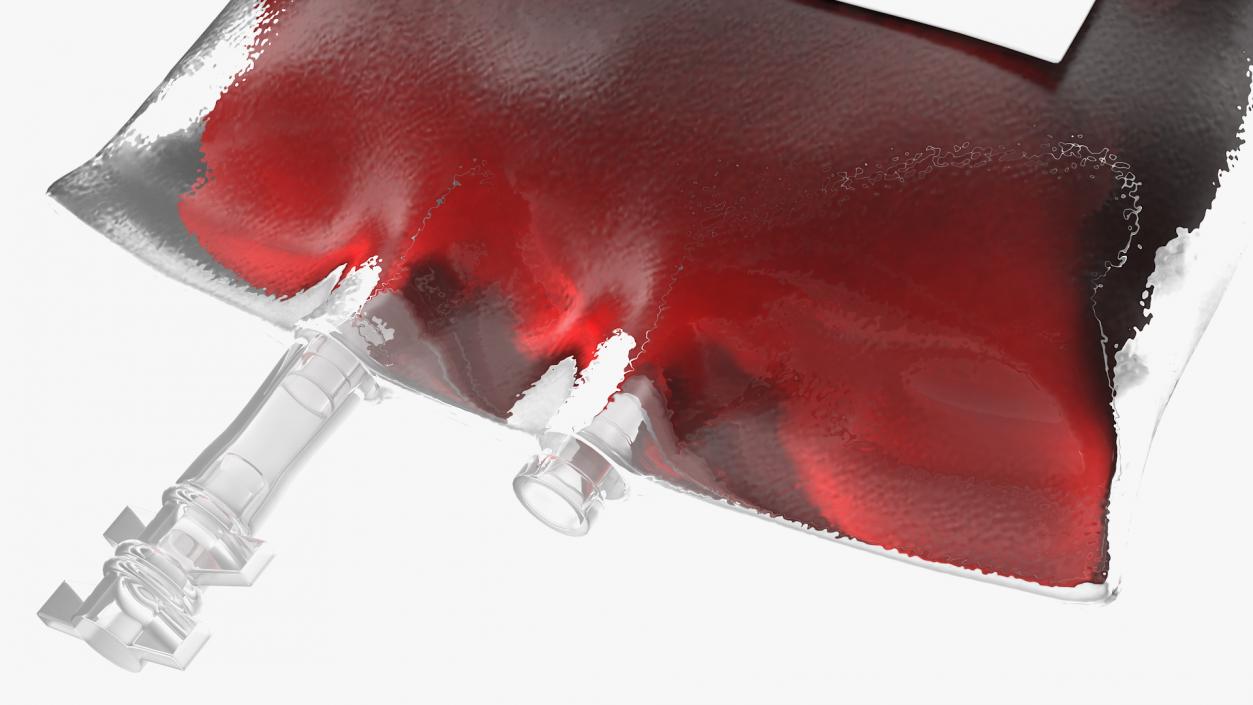 IV Blood Bag 3D