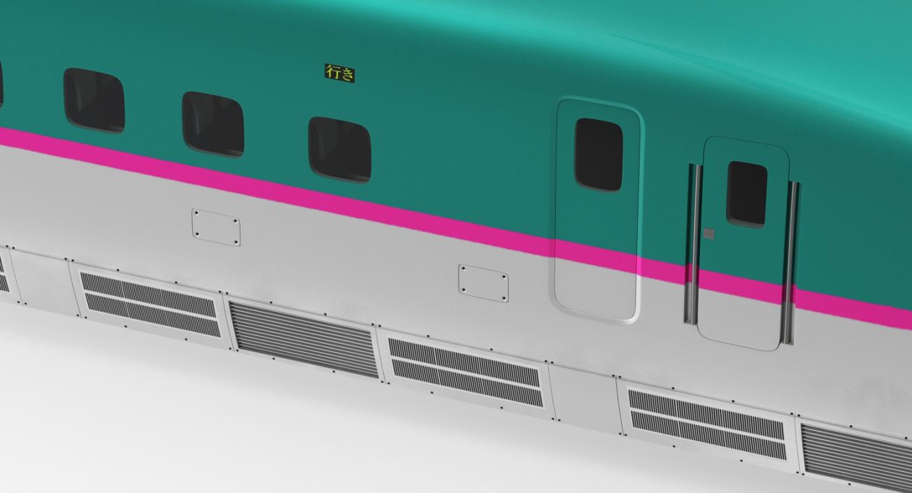 Japanese Shinkansen E5 High Speed Train 3D model