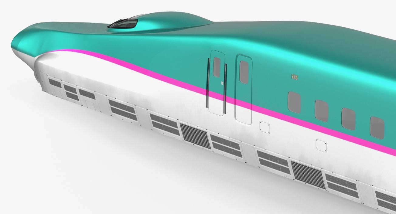 Japanese Shinkansen E5 High Speed Train 3D model