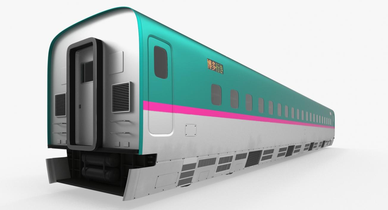 Japanese Shinkansen E5 High Speed Train 3D model