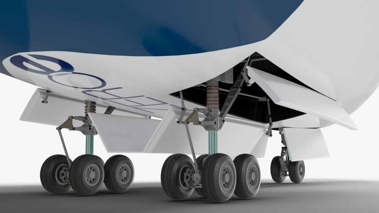 3D Airbus ZEROe Blended-Wing Body Rigged for Maya