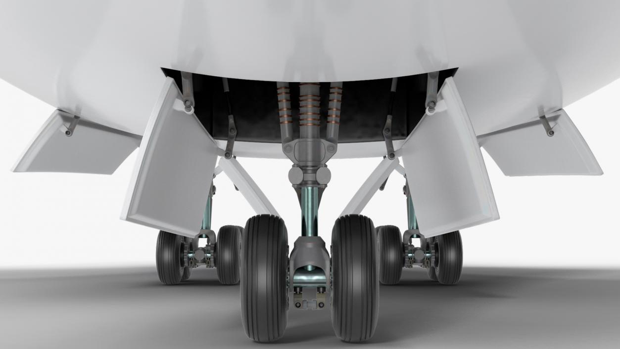 Airbus ZEROe Blended-Wing Body Rigged 3D