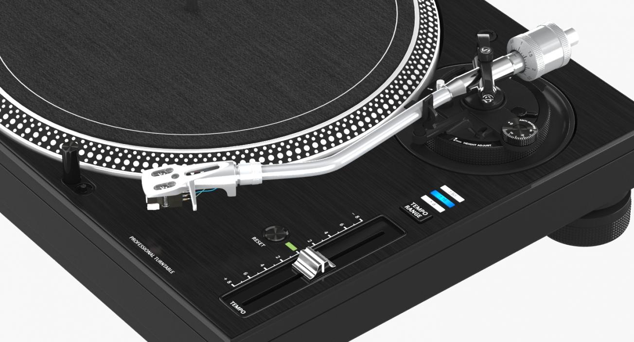 3D model Professional DJ Turntable