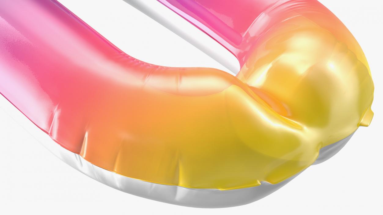 3D model Balloon Numbers 0 Rainbow