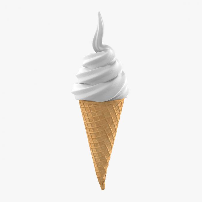 3D Animated Filling Ice Cream Cone