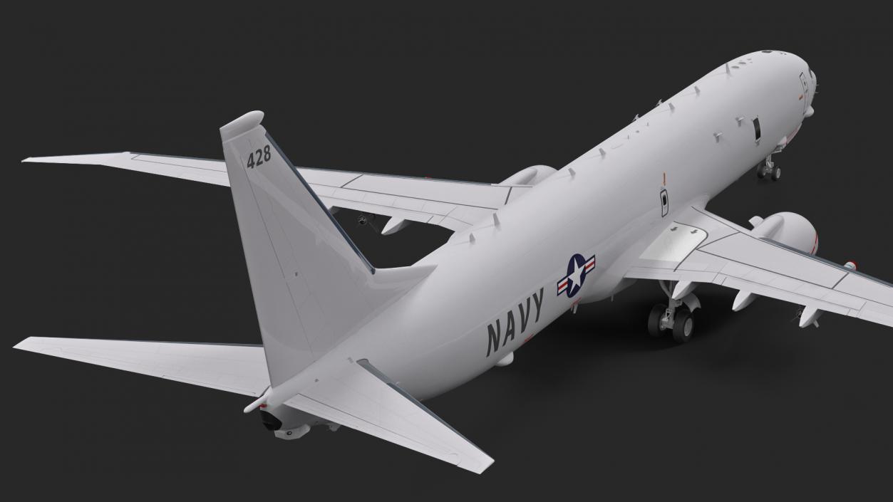 Boeing P-8 Poseidon Military Aircraft 3D