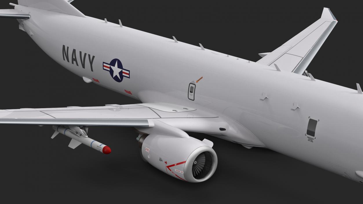 Boeing P-8 Poseidon Military Aircraft 3D