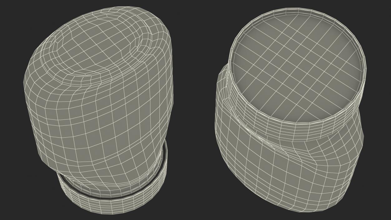 3D model Empty Glass Pot