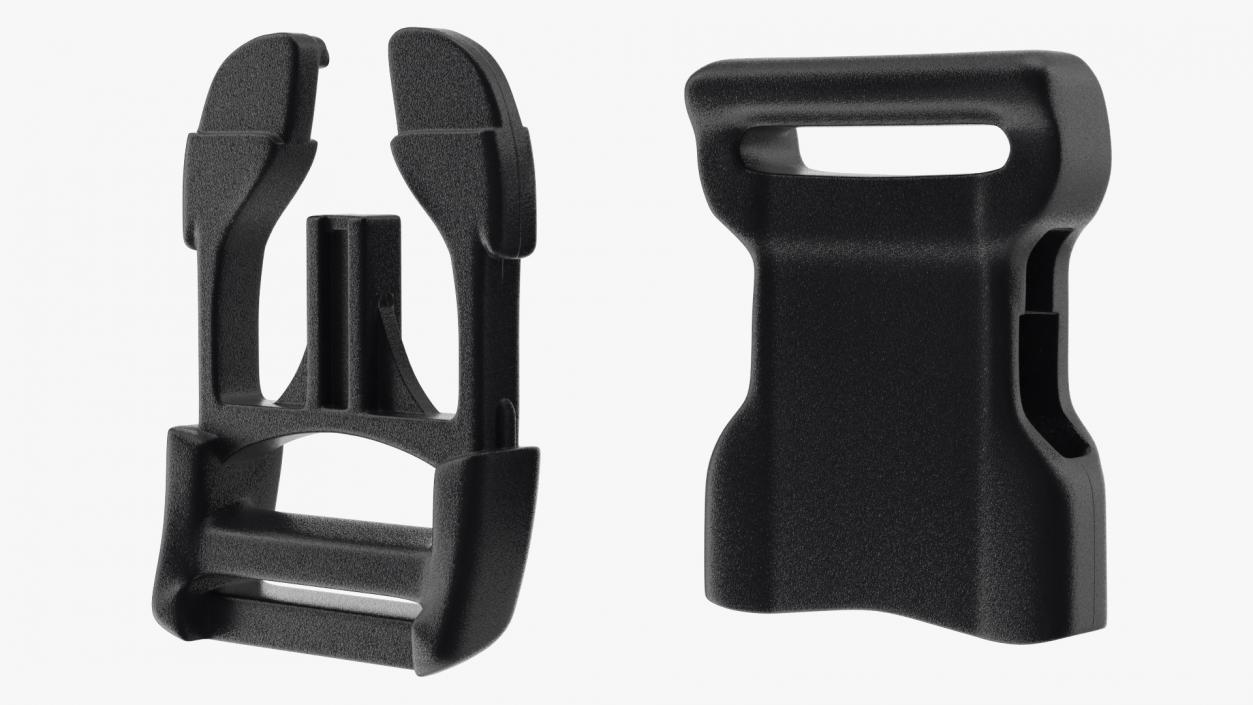 3D YKK Contoured Side Release Plastic Buckle