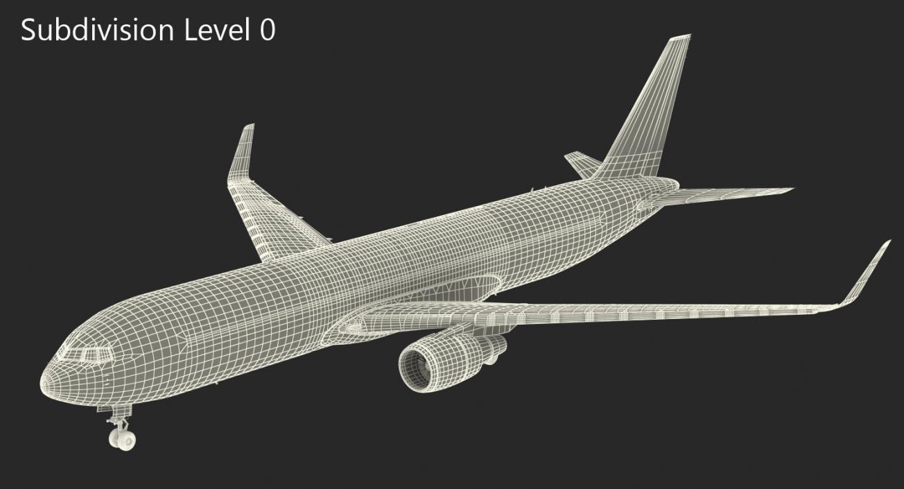 3D Boeing 767-300F Generic model