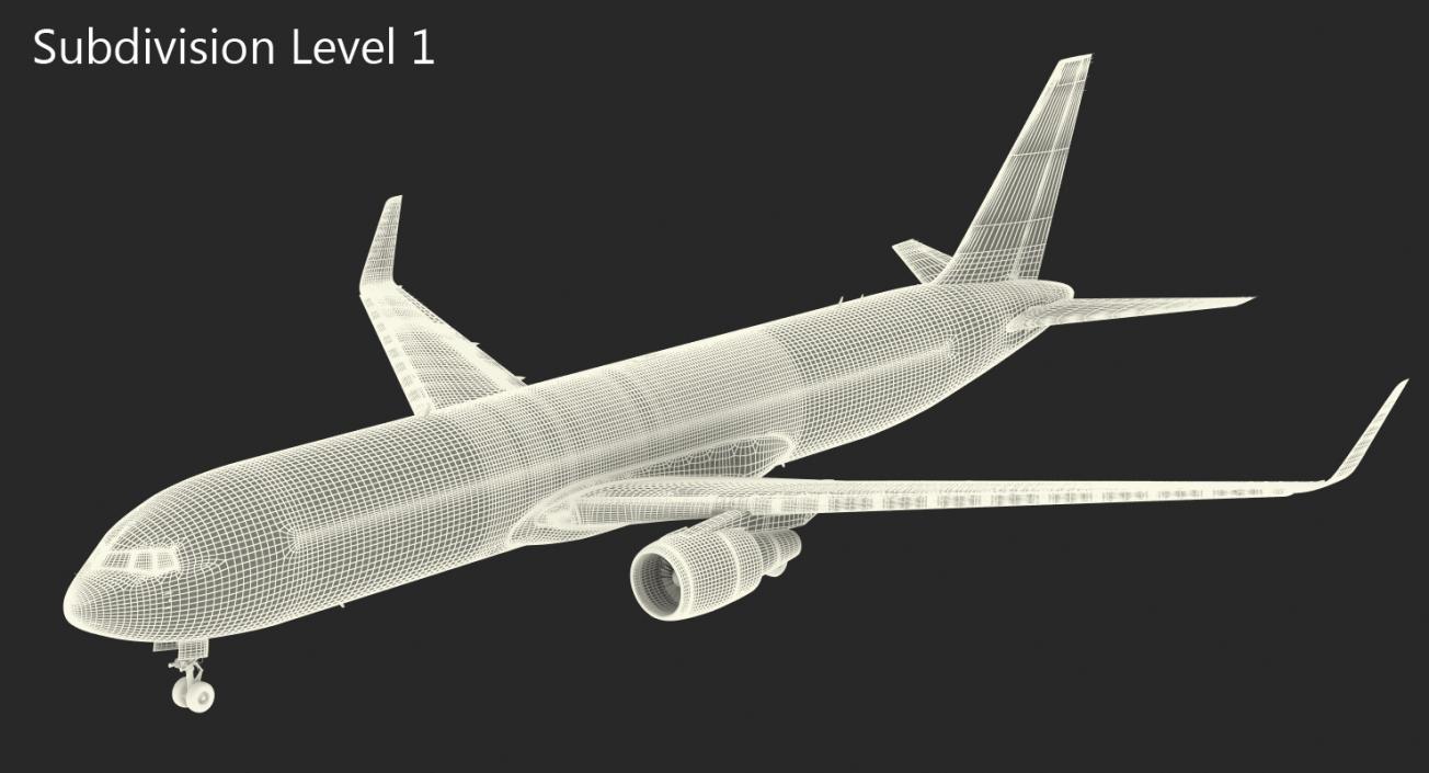 3D Boeing 767-300F Generic model