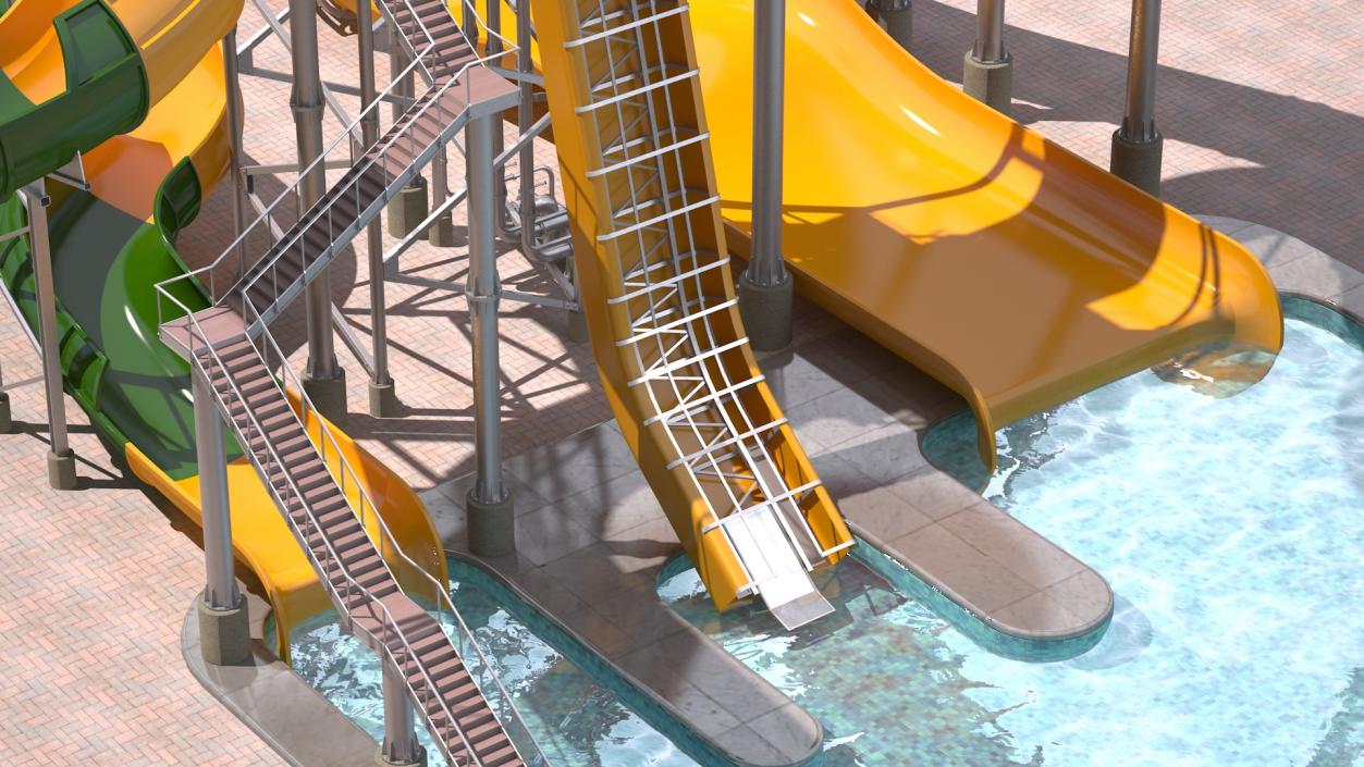 Water Slide Collection 3D