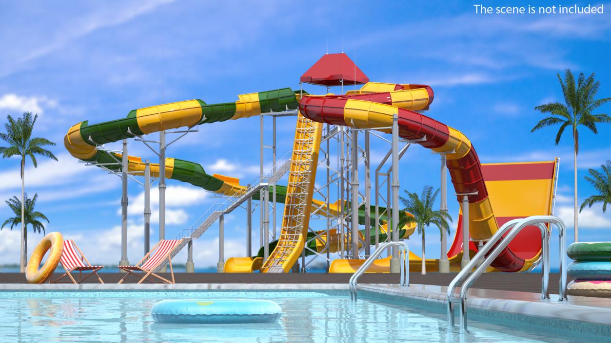 Water Slide Collection 3D