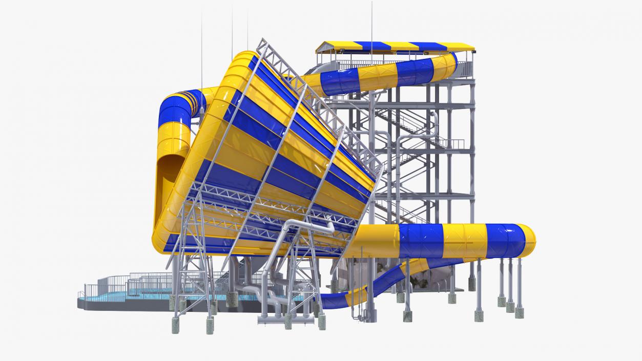 Water Slide Collection 3D