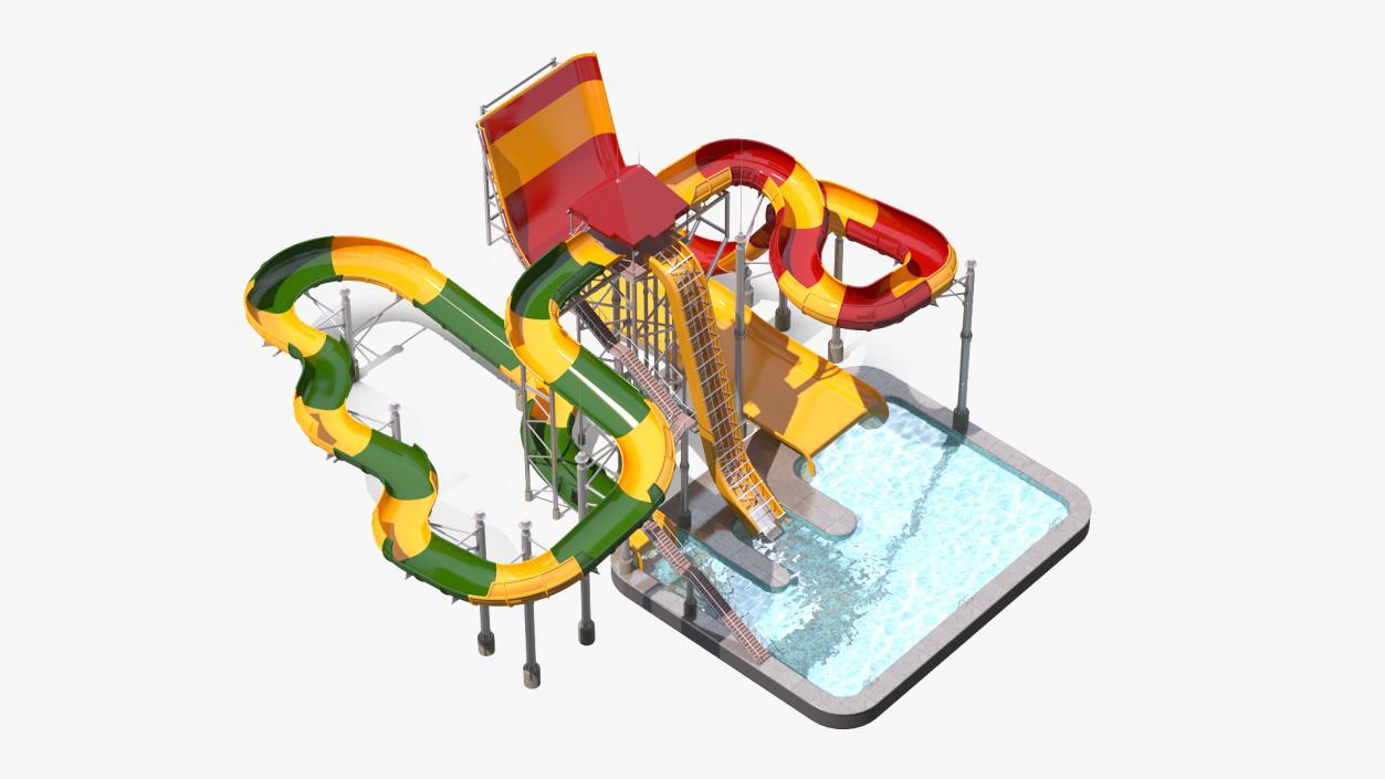 Water Slide Collection 3D