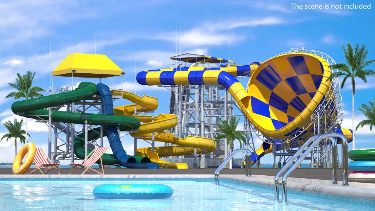 Water Slide Collection 3D