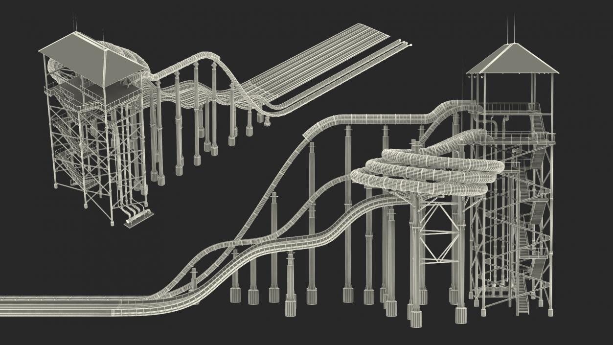 Water Slide Collection 3D