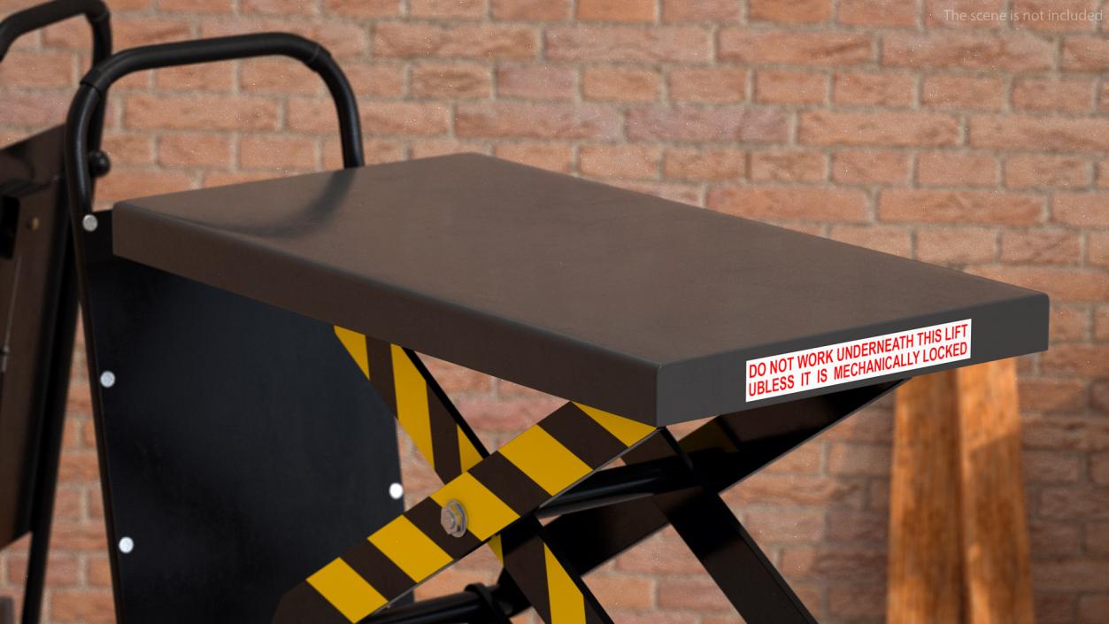 3D model Mobile Hydraulic Scissor Table