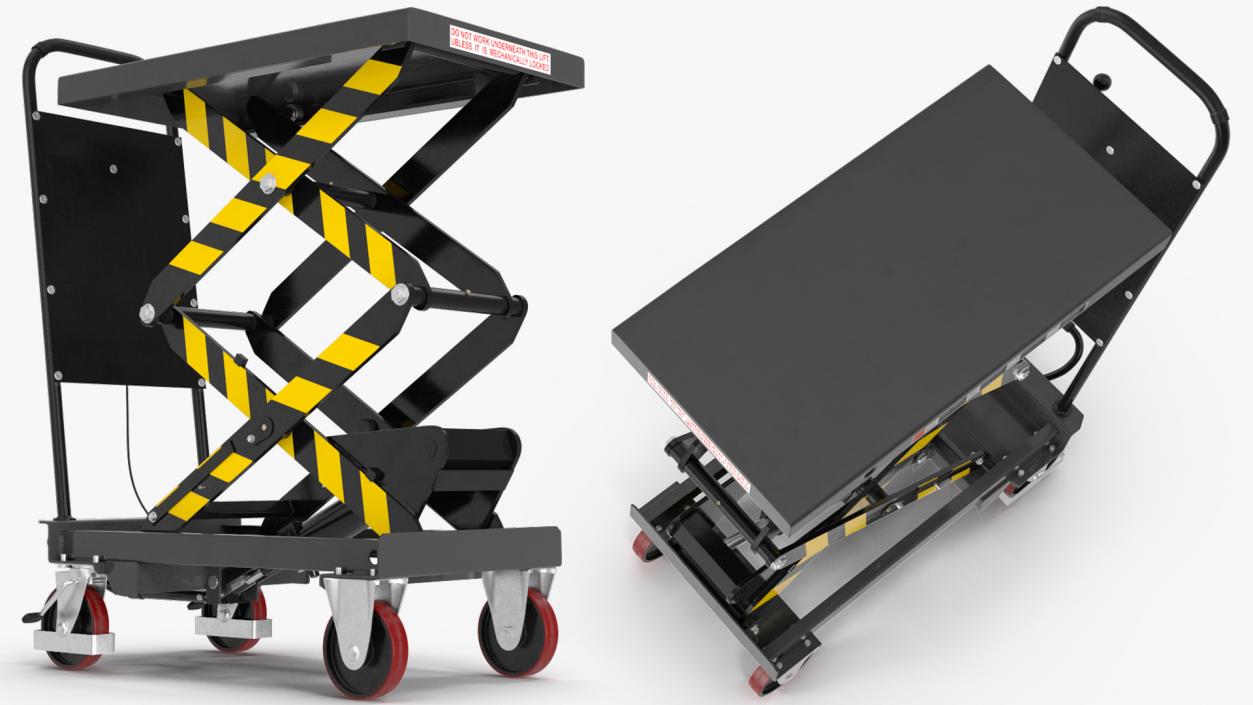 3D model Mobile Hydraulic Scissor Table