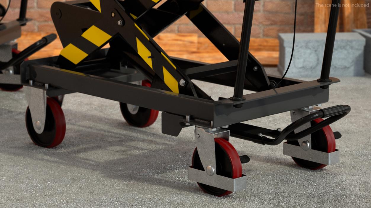 3D model Mobile Hydraulic Scissor Table