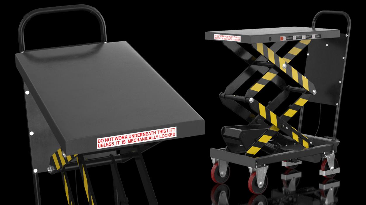 3D model Mobile Hydraulic Scissor Table