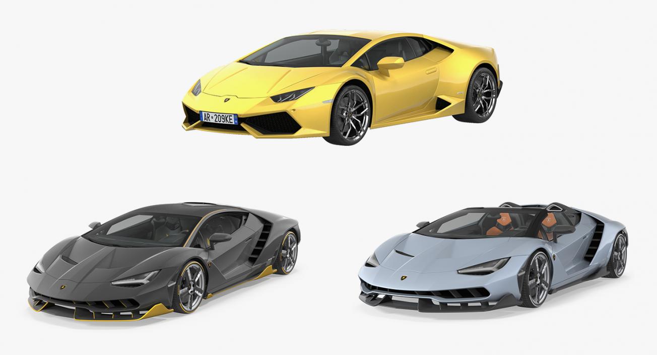 Lamborghini Cars Collection 3D