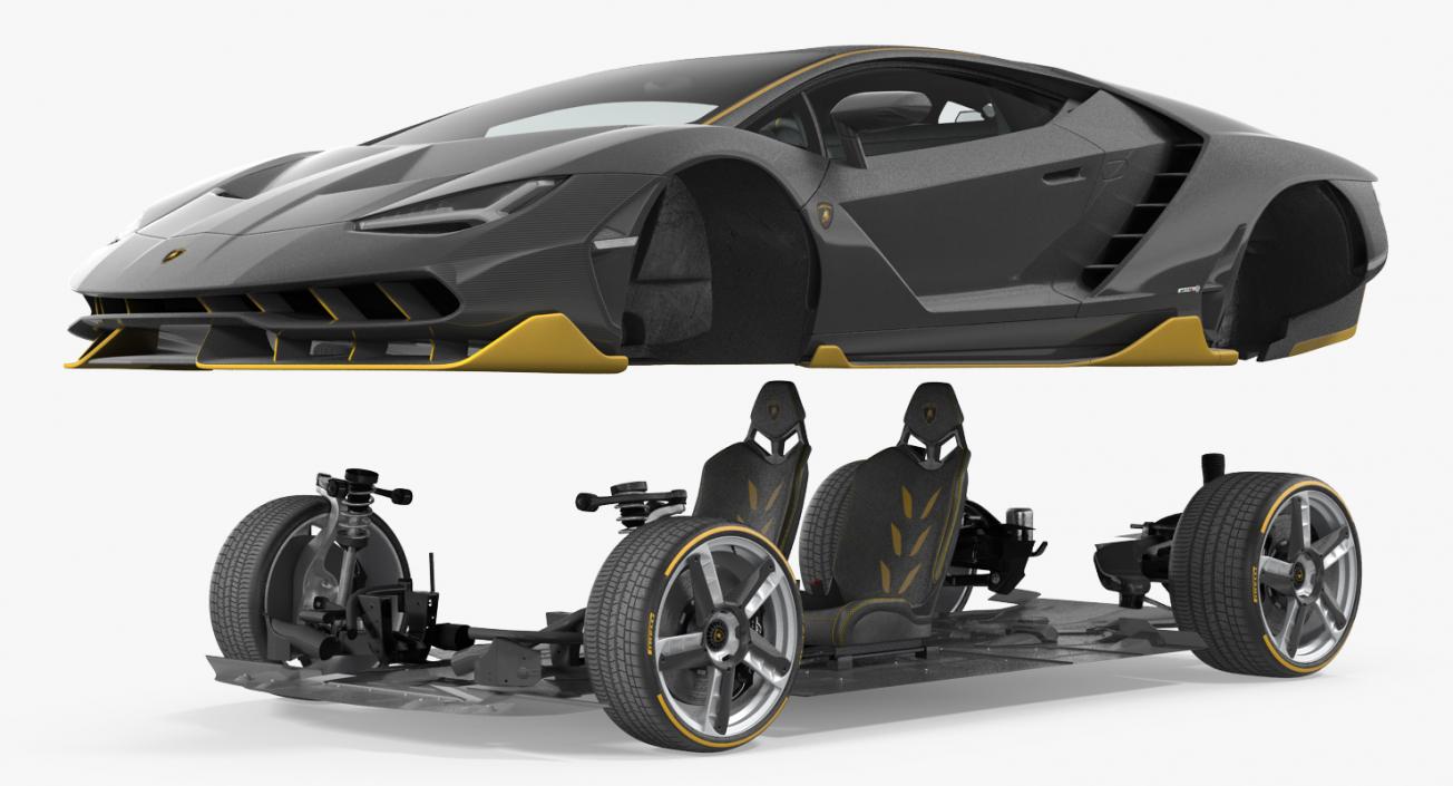 Lamborghini Cars Collection 3D