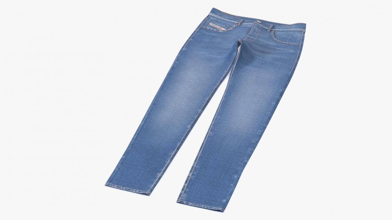 Diesel Mens Jeans Blue 3D