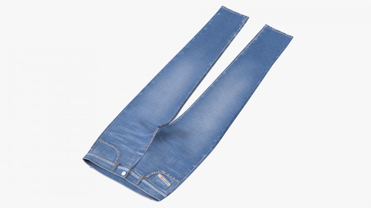 Diesel Mens Jeans Blue 3D