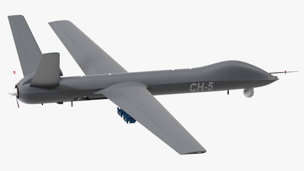 3D CH-5 Rainbow UAV Flight model