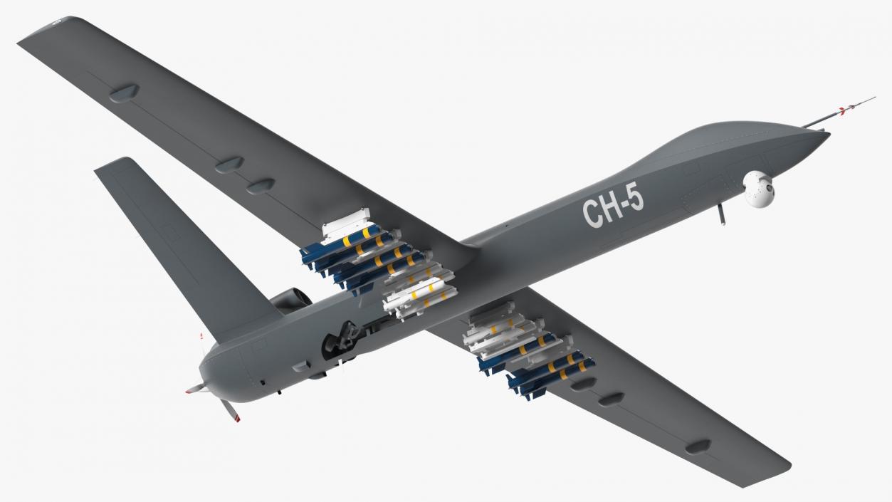 3D CH-5 Rainbow UAV Flight model