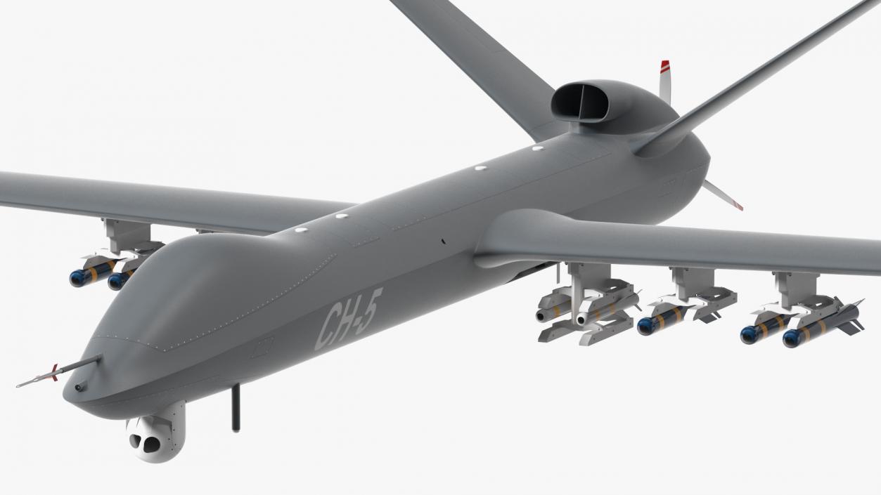 3D CH-5 Rainbow UAV Flight model