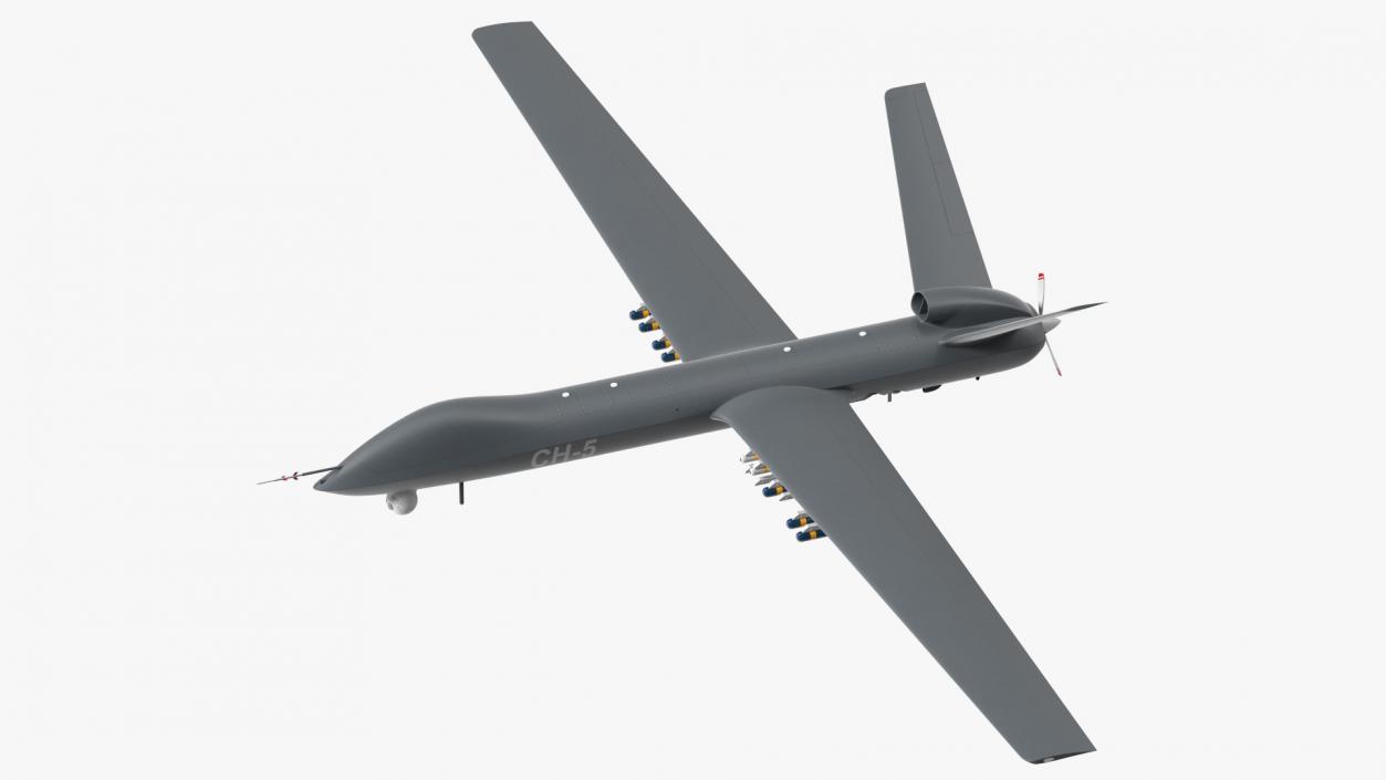 3D CH-5 Rainbow UAV Flight model