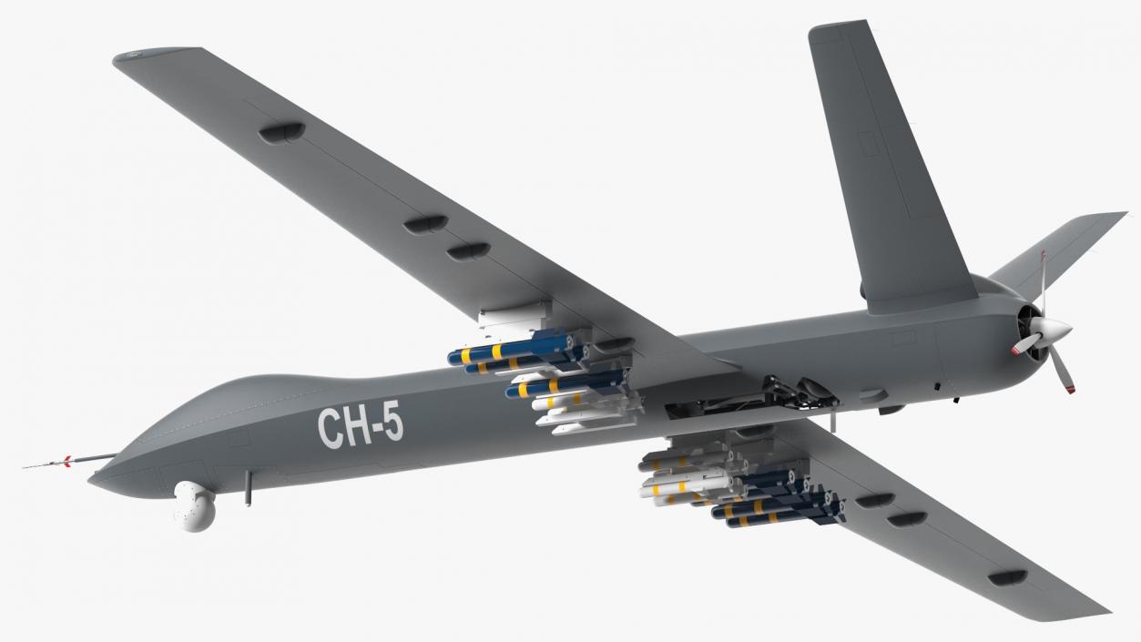 3D CH-5 Rainbow UAV Flight model