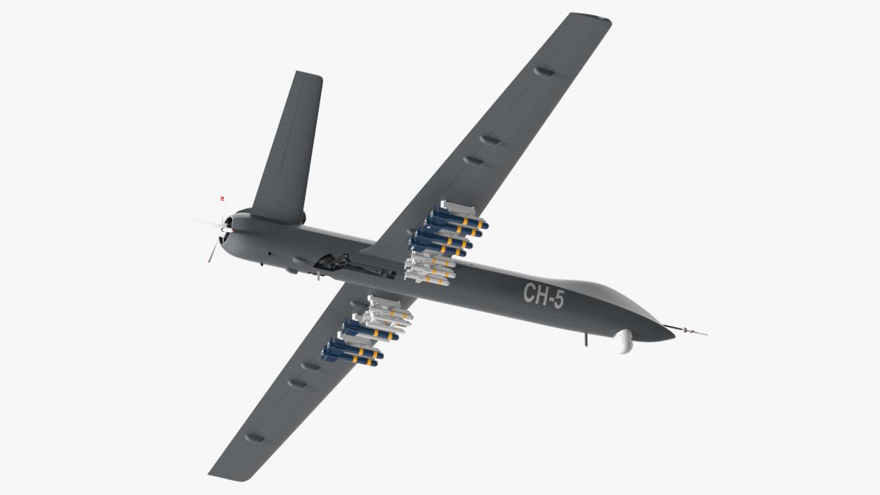 3D CH-5 Rainbow UAV Flight model