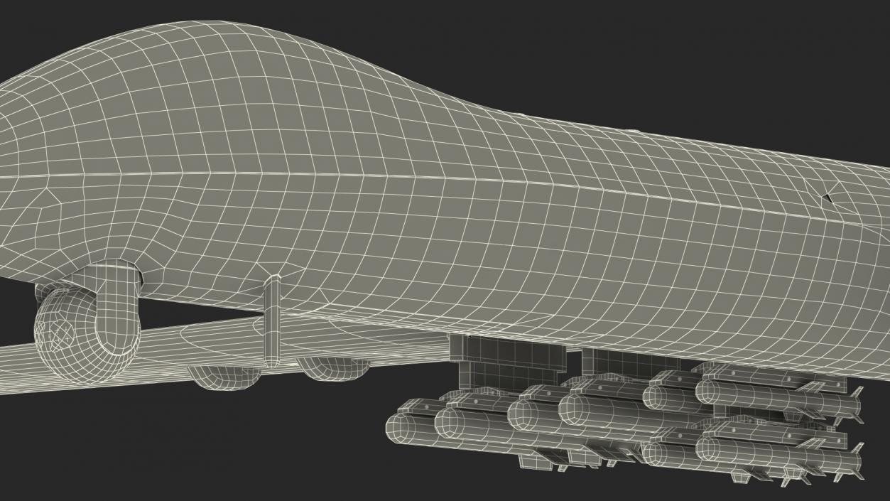 3D CH-5 Rainbow UAV Flight model